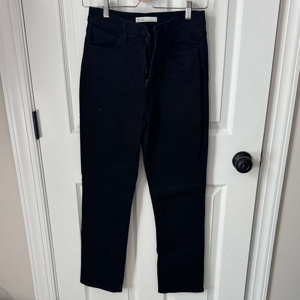 Oak & For Black High-Waisted Jeans